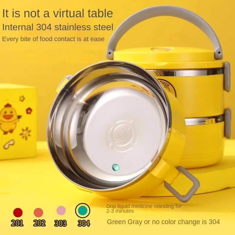 Duck Lunch Dish (Detachable) 3 layed