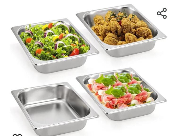 Chafing Dish Inserts — Stainless Steel