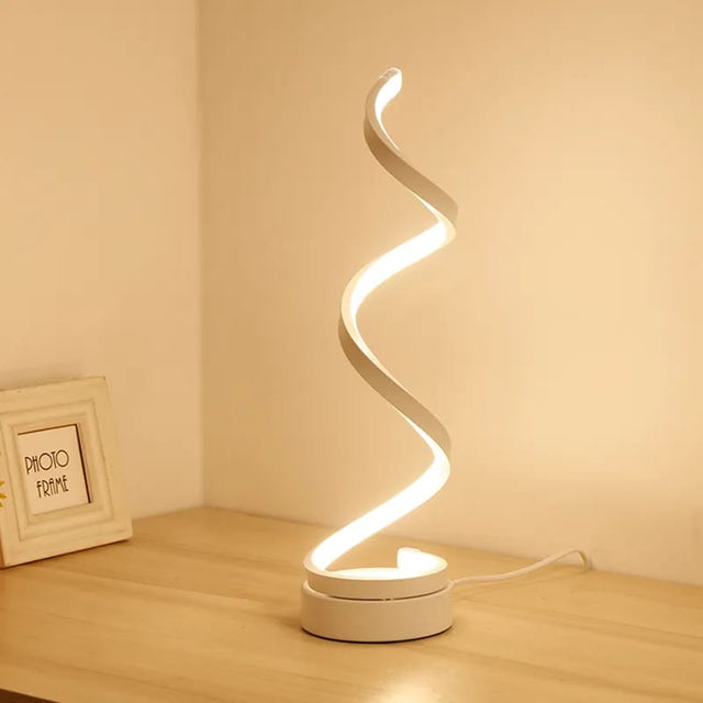 Vertical Spiral Table Lamp