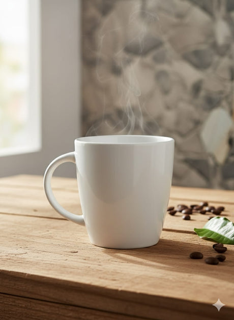 Ceramic white cup 360ml
