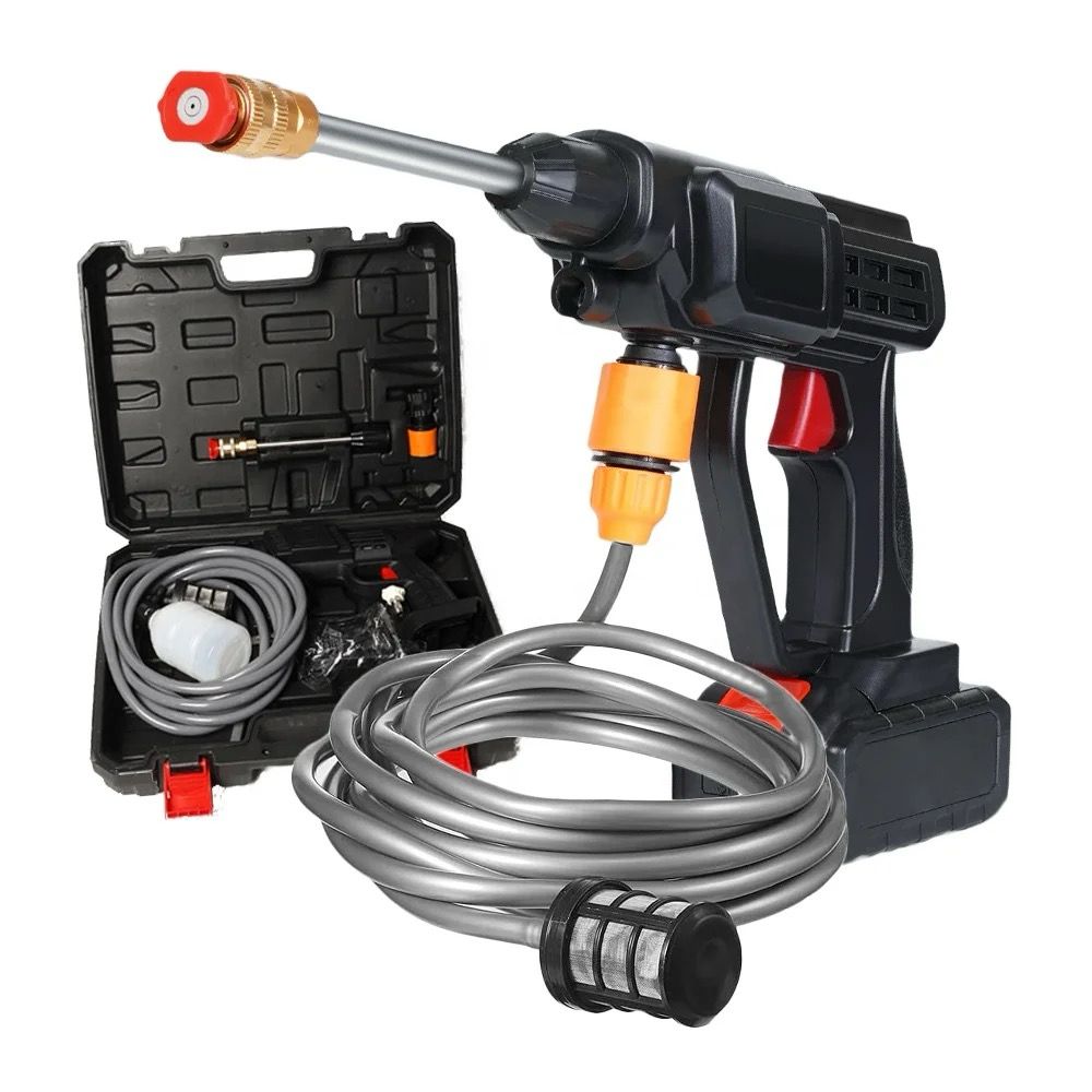 Cordless electric car pressure washer