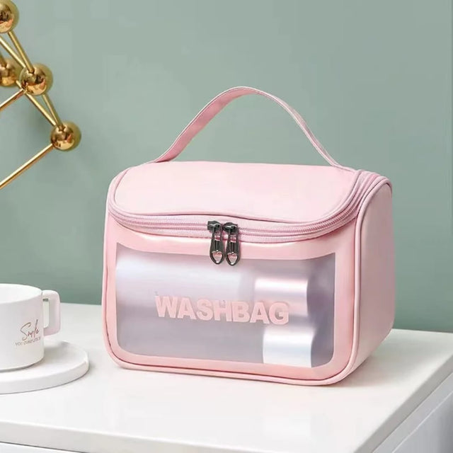Waterproof Cosmetic & Toiletry Wash Bag – Portable Travel Organizer