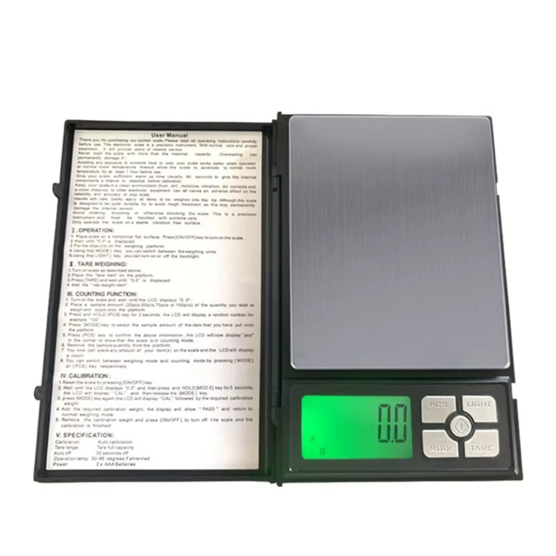 notebook design Mini Pocket 500x0.01g Digital Balance Weight Scale
