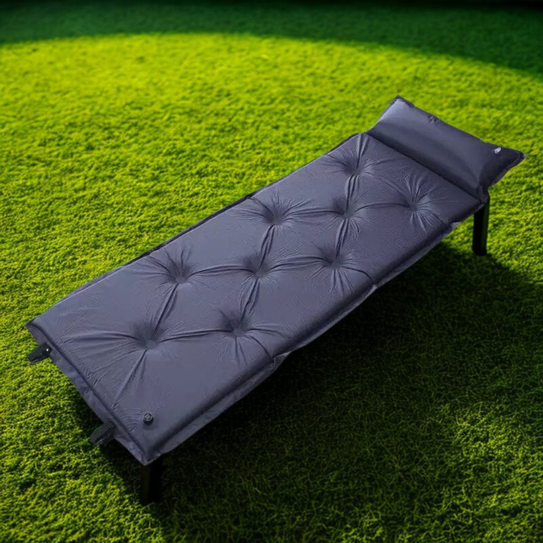 Multi-Purpose Inflatable Rest Mat with Pillow