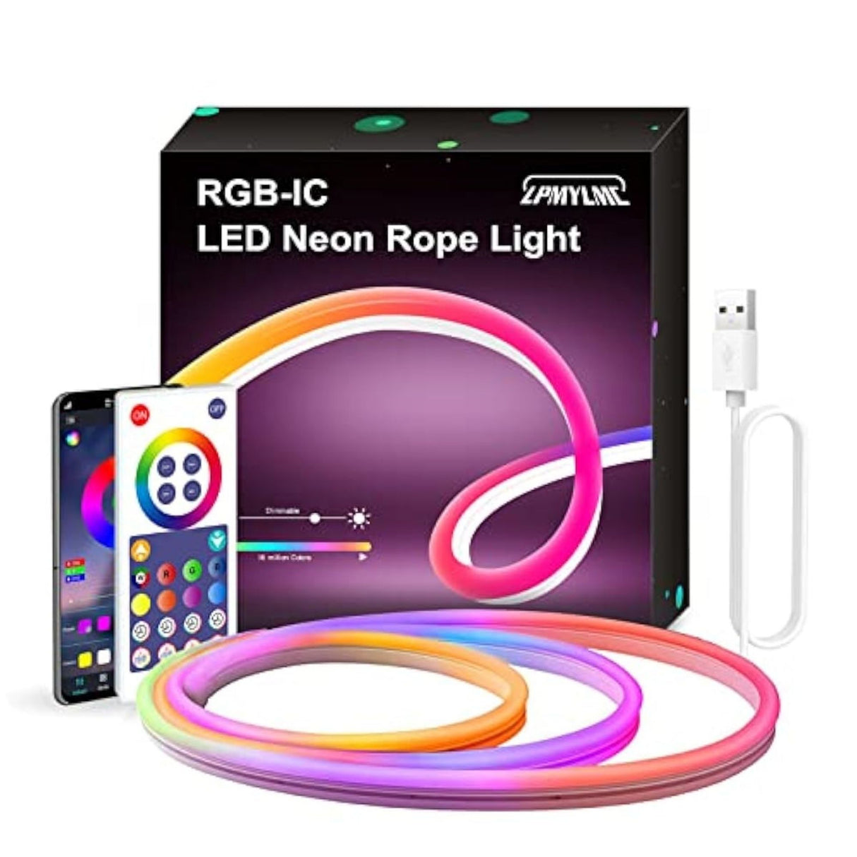 Neon Rope Light 5 METERS LONG