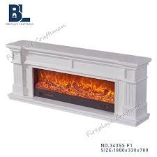 Artificial LED Fireplace with Realistic Log Wood Burning Flame for Decoration 60cm