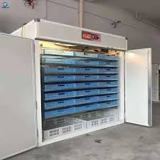 Poultry egg incubators for hatching eggs.