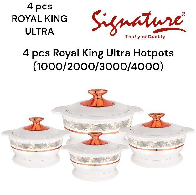 Signature 4pc Royal King Ultra Hotpots