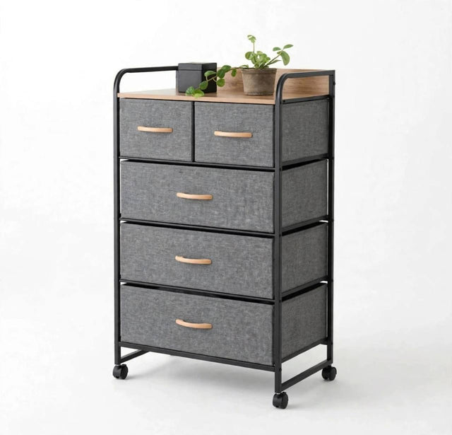 Fabric Drawer Storage Cabinet — 5 Drawer