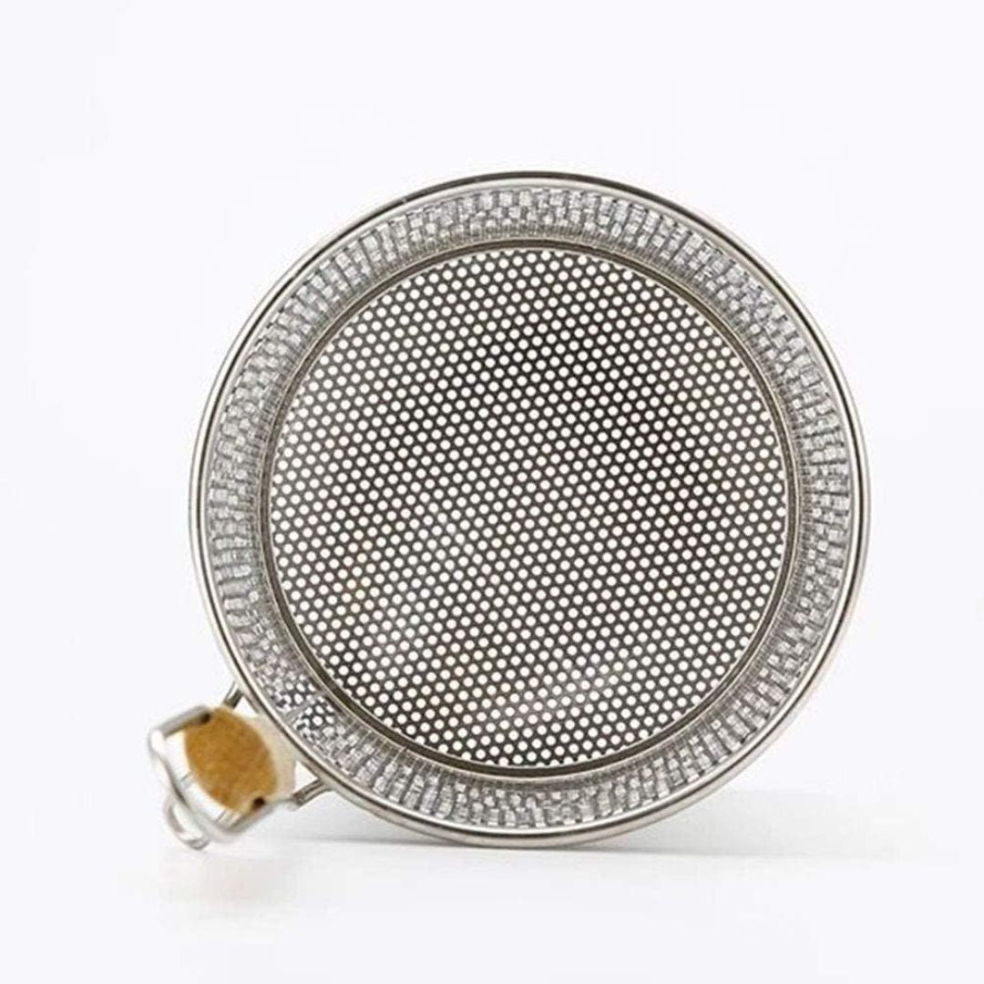 Stainless Steel Pasta Basket Noodle Strainer Basket Mesh Pasta Basket with Wood Handle