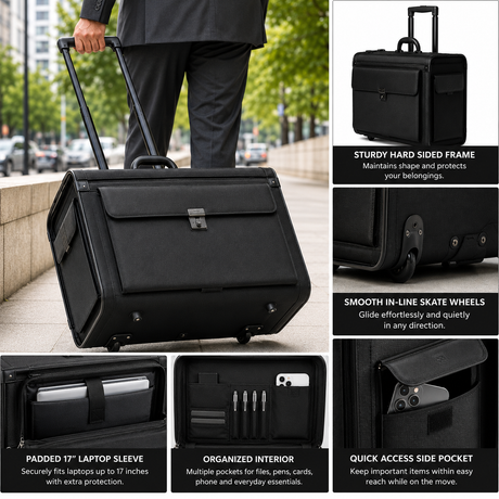 Suitcases, trolley bags, duffel bags, suit bags and more.