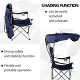 Camping Chair with Top Tent – Foldable Heavy-Duty Design