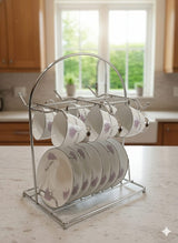 Cup and saucer rack