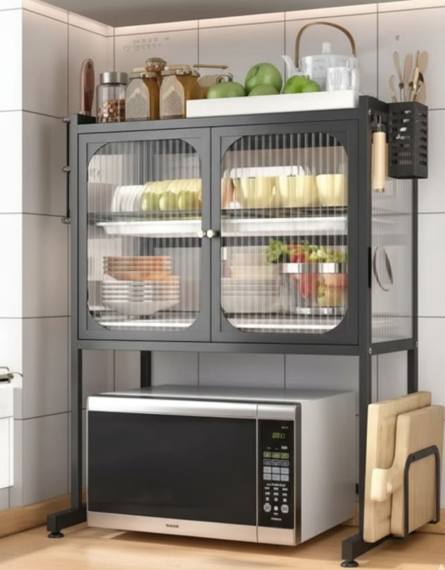 Modern Kitchen Storage Rack / Microwave Stand Size: 57*37*76cm(L*W*H)