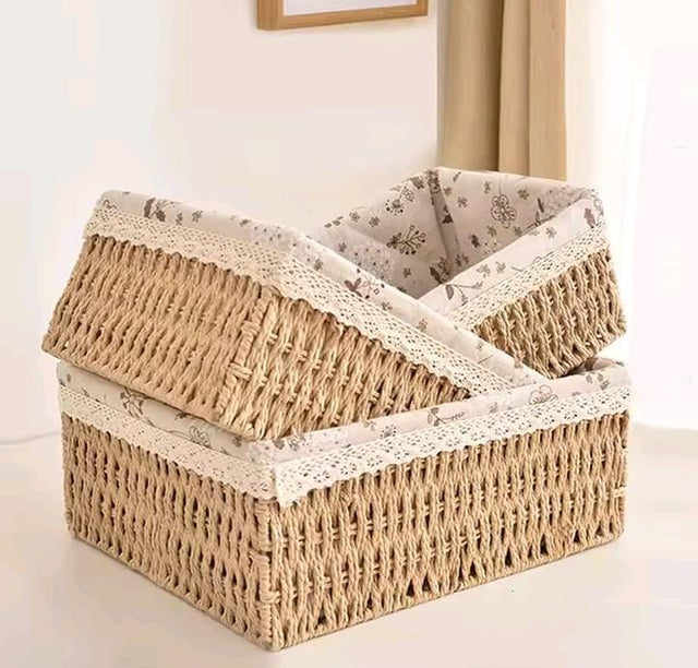 3-Piece Woven Storage Basket Set