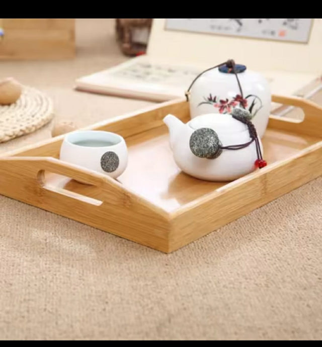 Multifunctional Big sized 3in1 bamboo serving trays