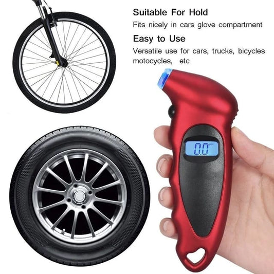 Digital Tire Pressure Gauge, 100 PSI 4 Settings