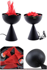 Flammen Lampe – Wine Lamp Stand Fireplace Décor Piece 20 cm diameter by 27 cm height