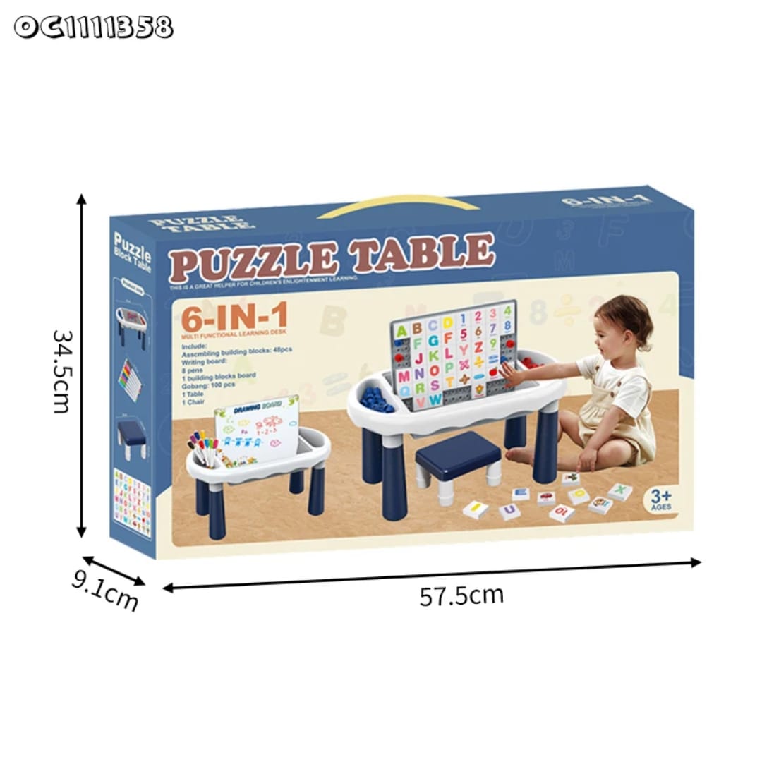 Puzzle Table 6 in 1