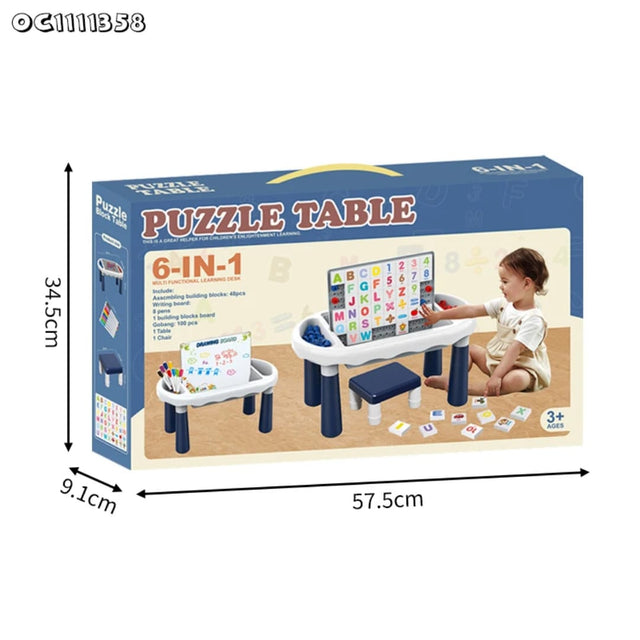 Puzzle Table 6 in 1