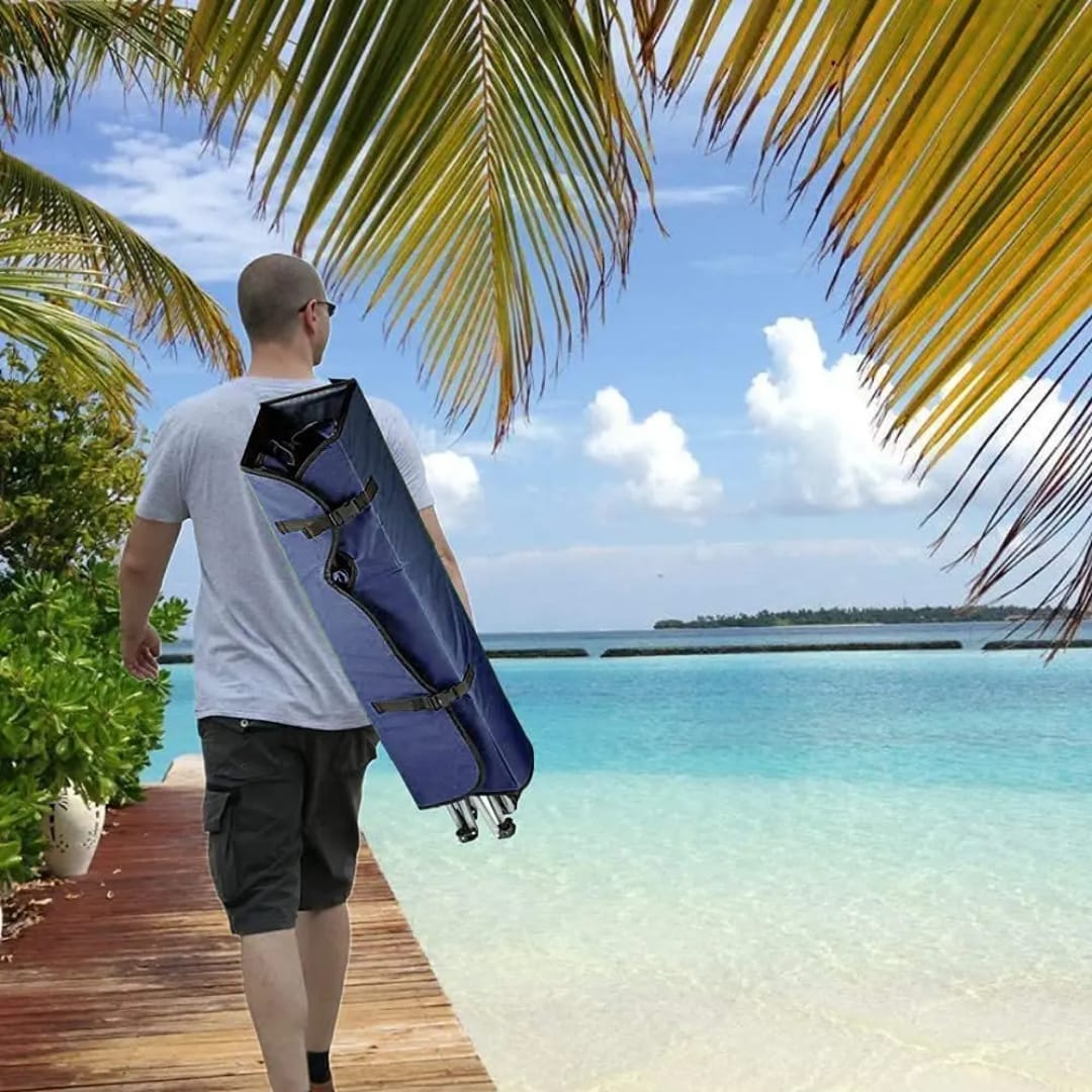 Camping Chair with Top Tent – Foldable Heavy-Duty Design