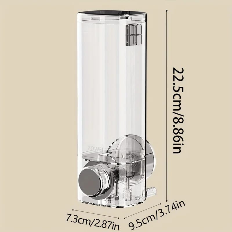Wall mounted manual soap pump