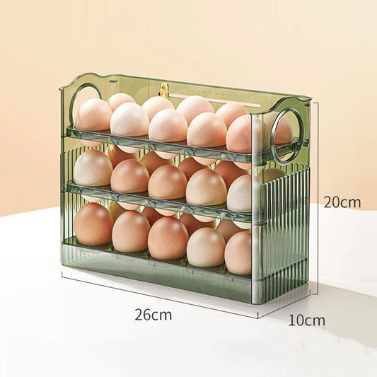 Autoflip Fridge Egg Storage Plastic Box