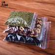 Transparent Storage Bags – Description

Material: Clear, food-grade plastic

Design: See-through with resealable zip lock

Use: Suitable for grains, spices, snacks & dry foods

Capacity Options: 1kg • 2kg • 3kg • 5kg

Pack Size Options: 20pcs • 50pcs • 100pcs per pack

Features: Leak-resistant, keeps food fresh & clean

Reusable: Easy to wash and reuse for storage or packaging