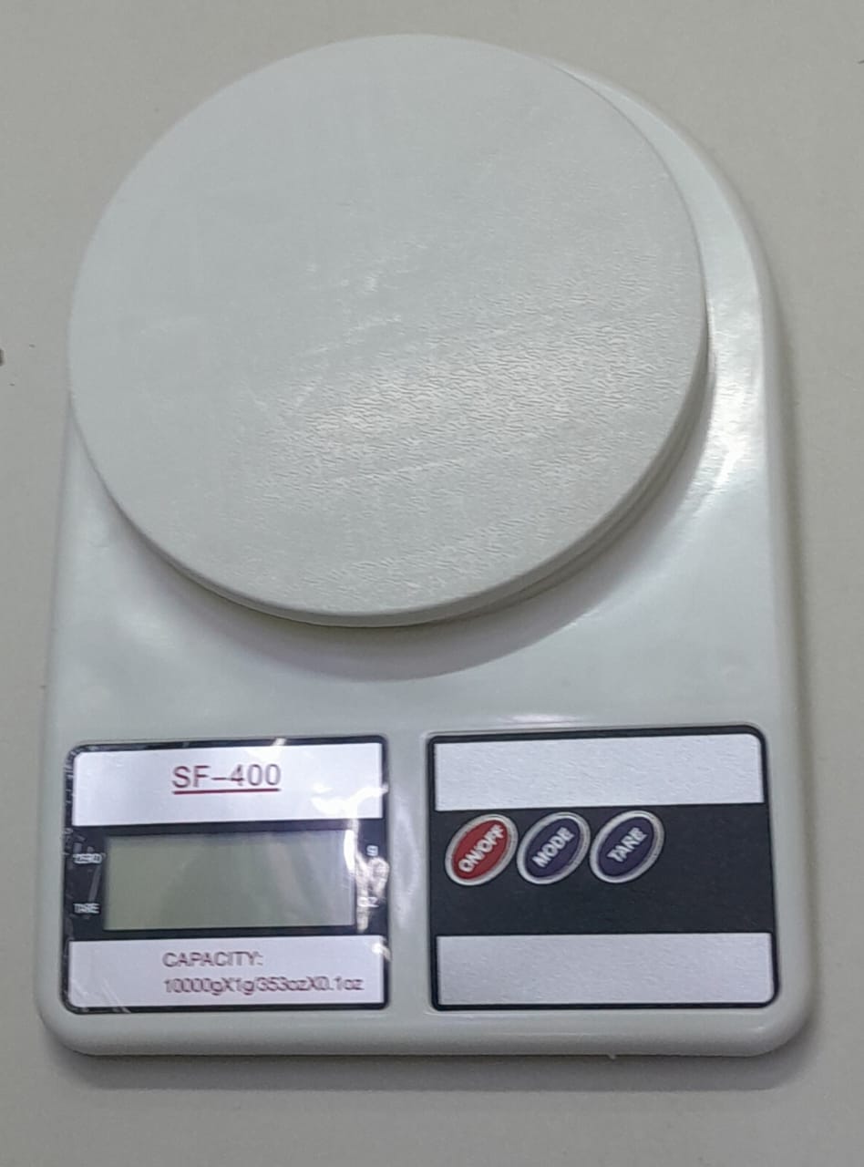 Digital kitchen weighing scale