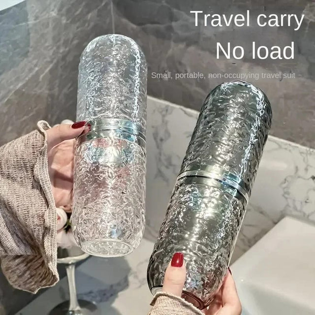 Water Ripple Portable Toothbrush/Paste Holder