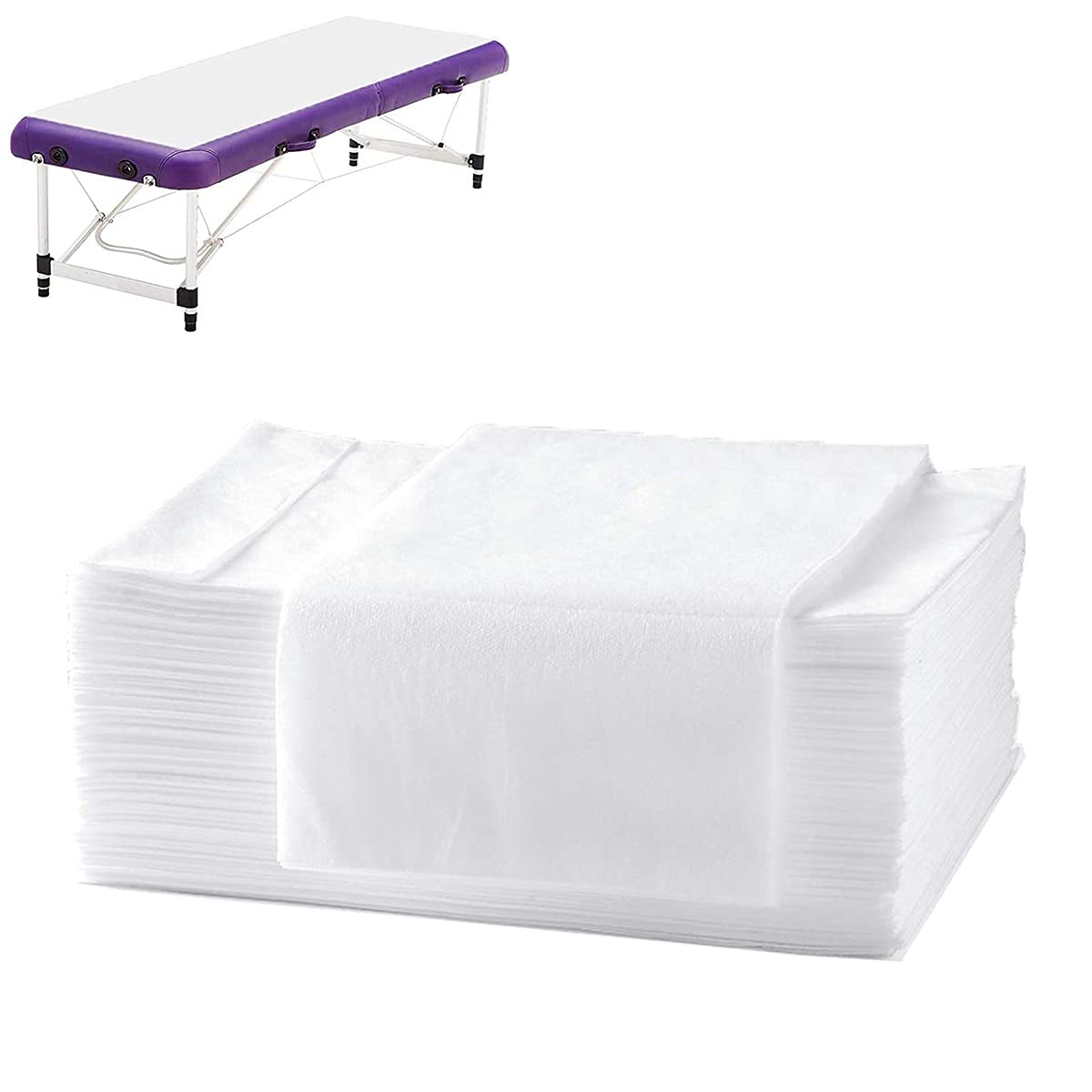 10 Pcs Disposable Non-Woven Bed Sheets