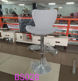 Light Grey Swivel Bar Stool