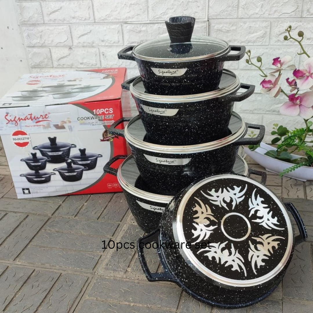 Signature Granite Cookware Set