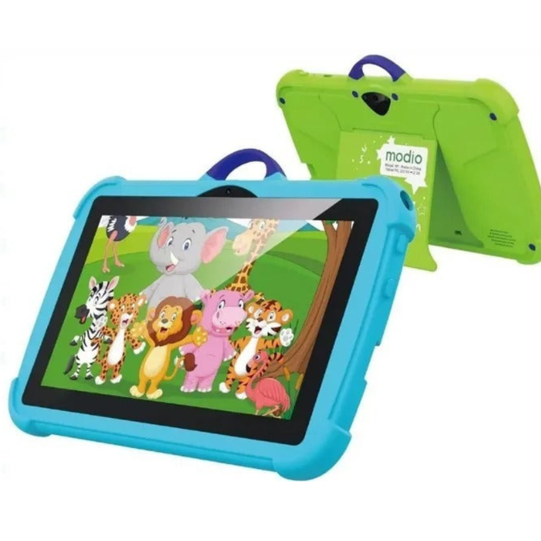 Android Tablet PC For Kids Dual Cameras Children's Leaning Machine Game Student Tablet WiFi with protection case random 7" 3+32GB