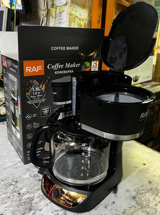 RAF coffee maker 900w 1.8 l jur capacity antislip