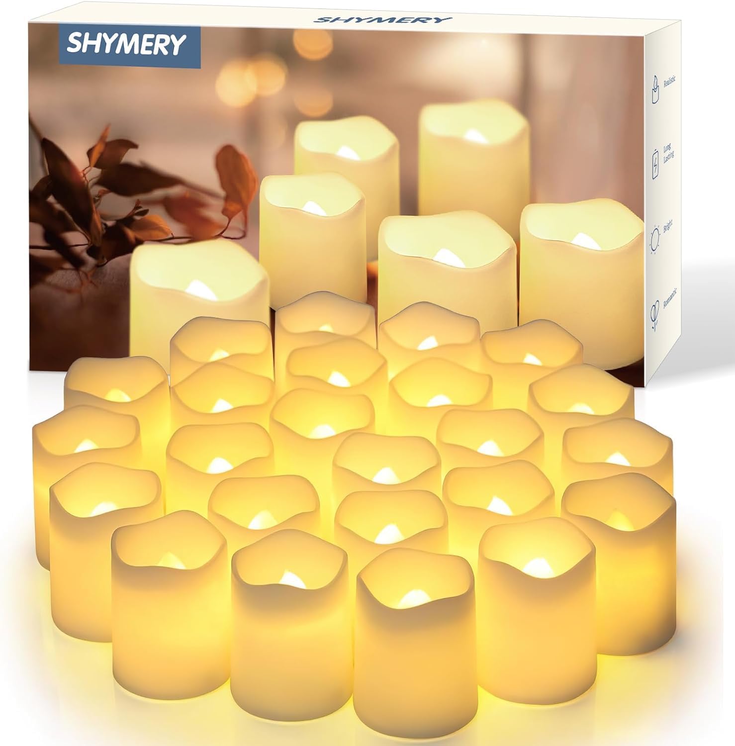 12 pack led candles for decoration