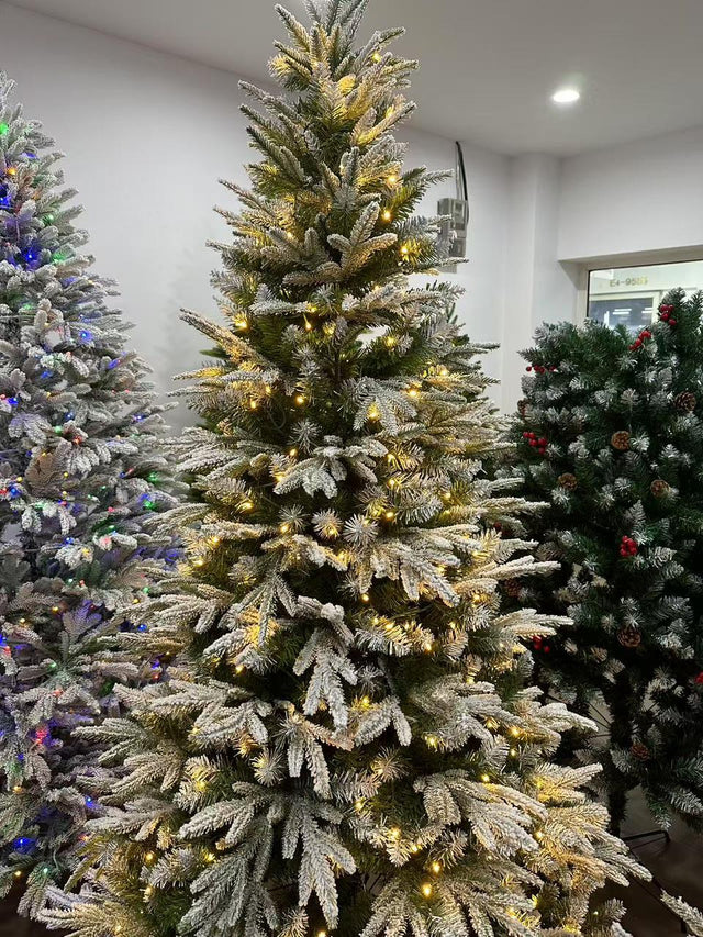 Premium PVC Prelit Christmas Tree – 2.1m & 2.4m