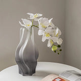 Nordic Gradient Glass Flower Vase Size 32×9×16.5 cm