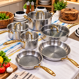 Triply hammered cookware set mrn