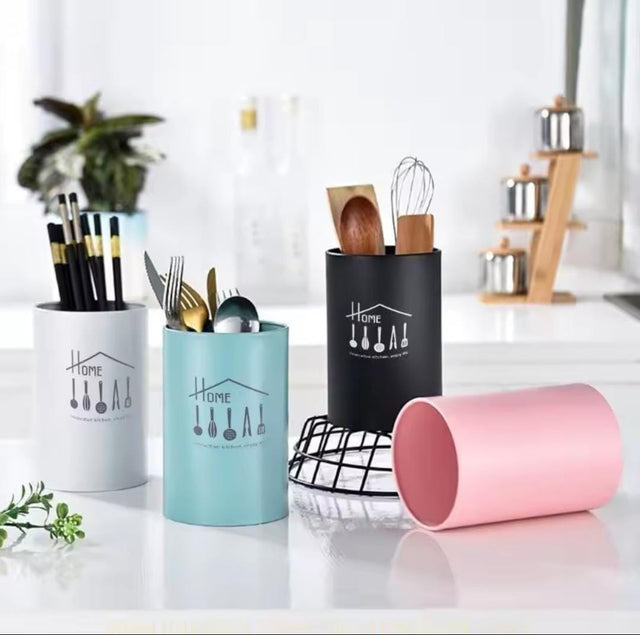 stainless steel cutlery holder.