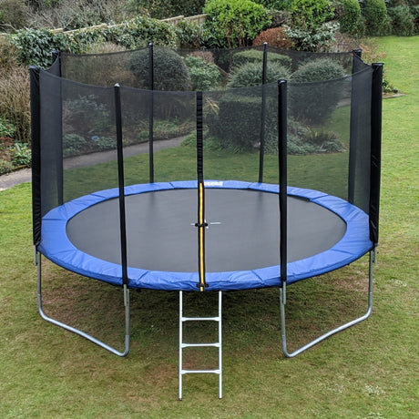 Outdoor Trampoline with Safety Net — Available in Multiple Sizes