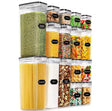 16-Piece Airtight Food & Pantry Storage Containers Set njr