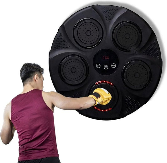 Wall Mounted Punch Boxing Trainer with LED Display.