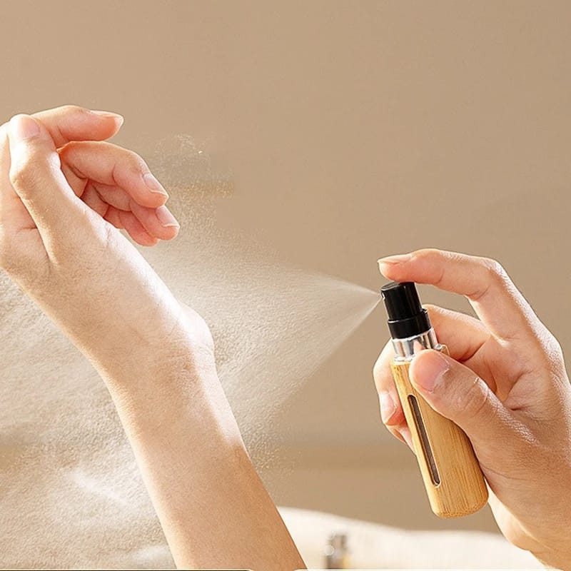 Bamboo Casing Bottle

Compact and lightweight design for easy portability

Fully sealed and leak-proof, ideal for travel

Made from high-quality bamboo material for durability and style