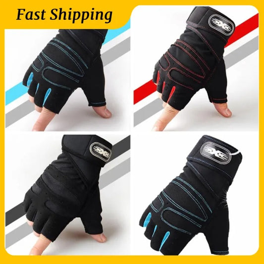 HALF FINGER GYM/CYCLING GLOVES