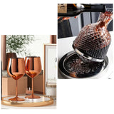 Wine goblets decanter Combo Set