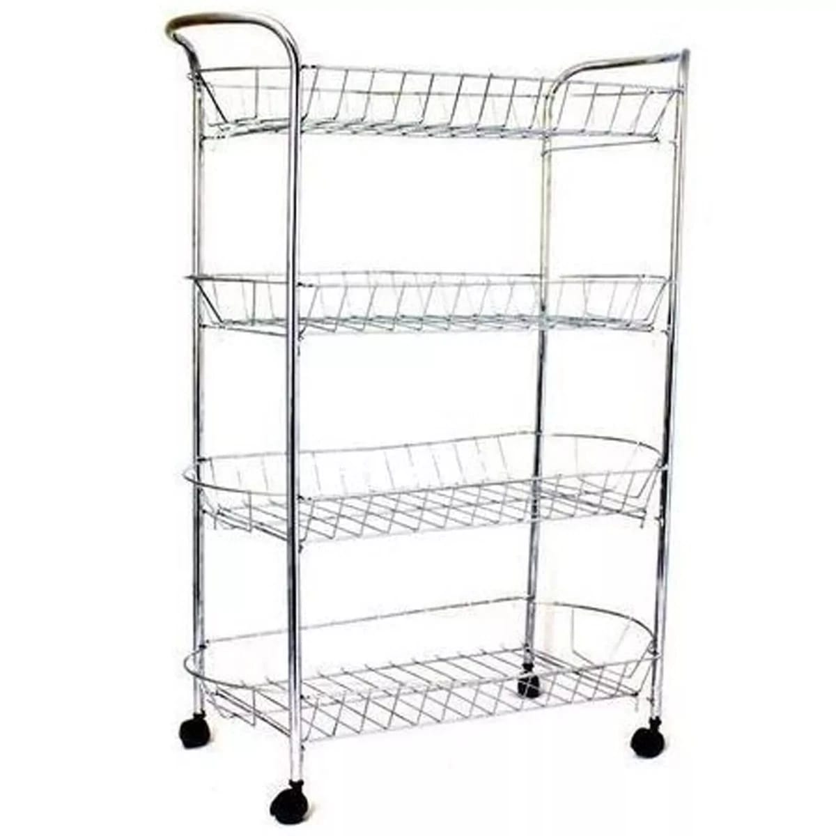  rectangle trolley 4-tier