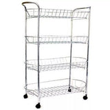  rectangle trolley 4-tier