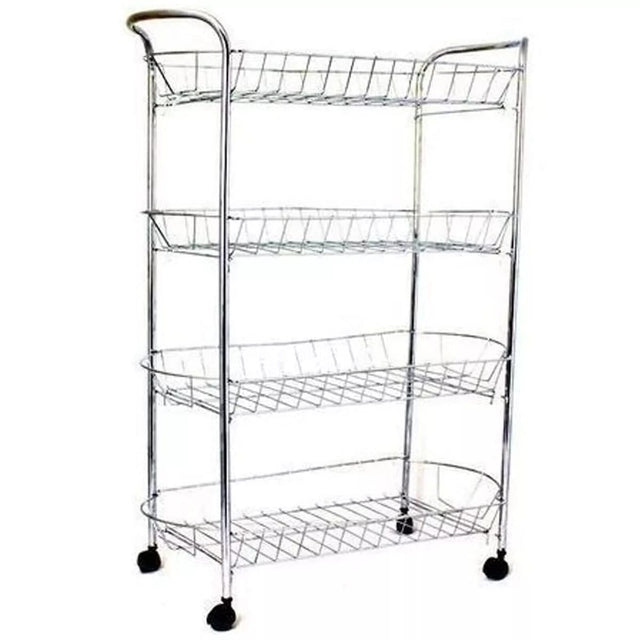  rectangle trolley 4-tier