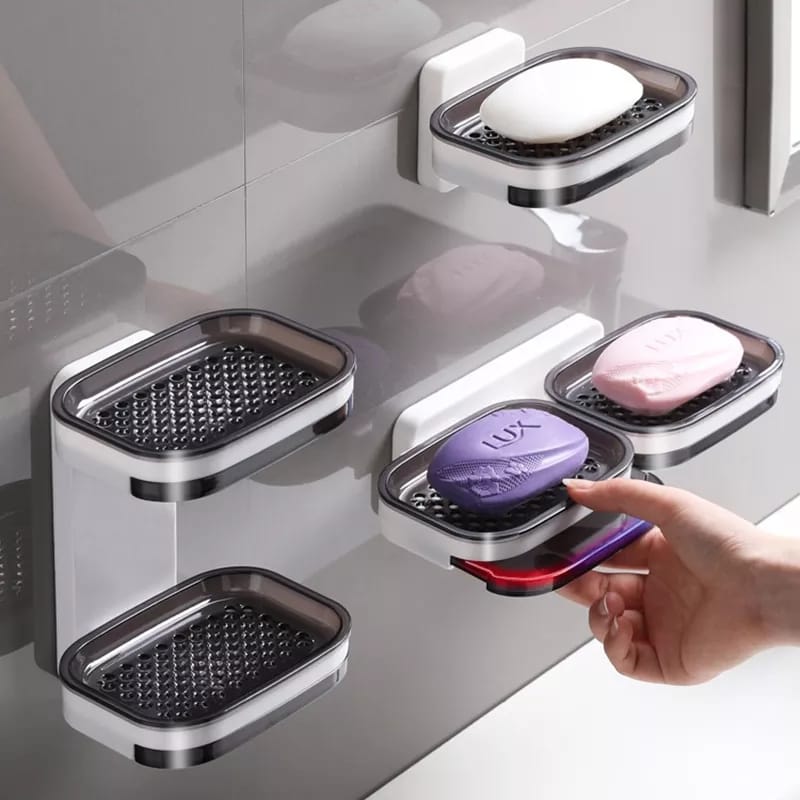 Double soap holder